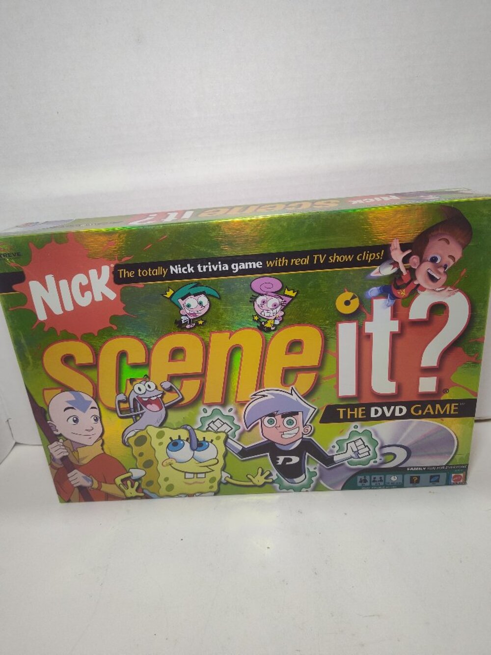 Nick Scene It DVD Game 2006 Complete Nickelodeon SpongeBob Mattel EUC